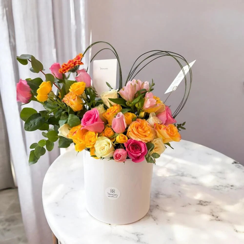 بوكس الاحتفال Flowery فلاوري.