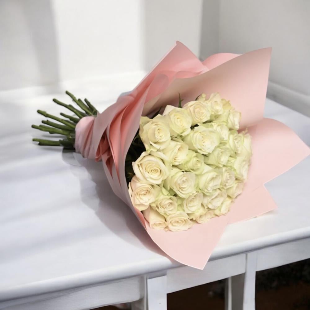 بوكيه الورد الابيض Flowery فلاوري.