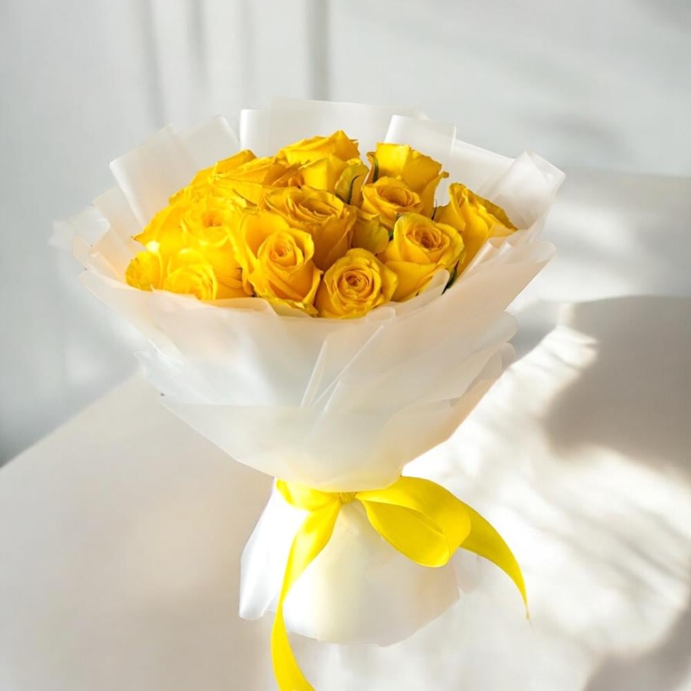 بوكية التفاؤل الاصفر Flowery فلاوري.