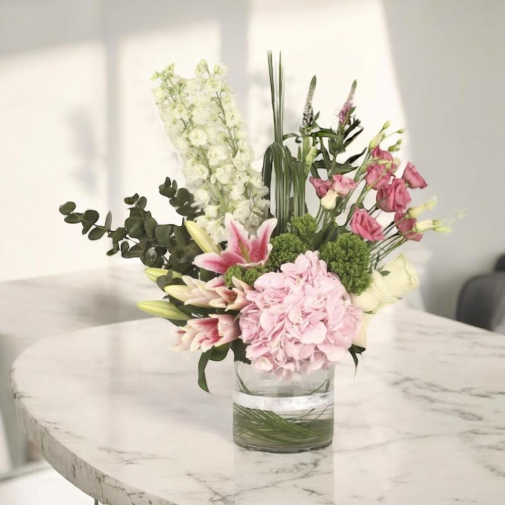 مزهرية أناقة الورد Flowery فلاوري.