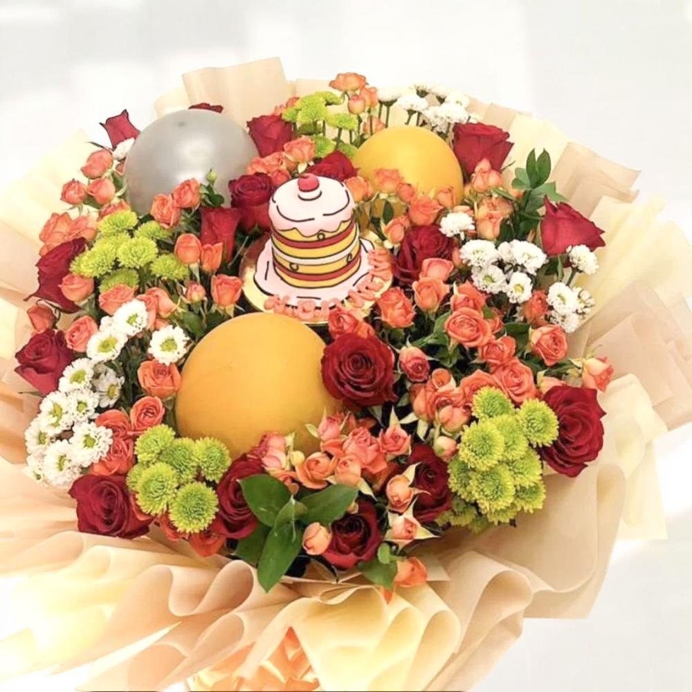 باقة الميلاد Flowery فلاوري.