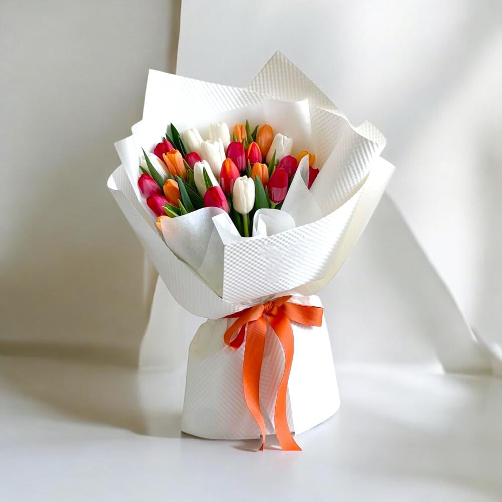 باقة زهور توليب الخلابه Flowery فلاوري.