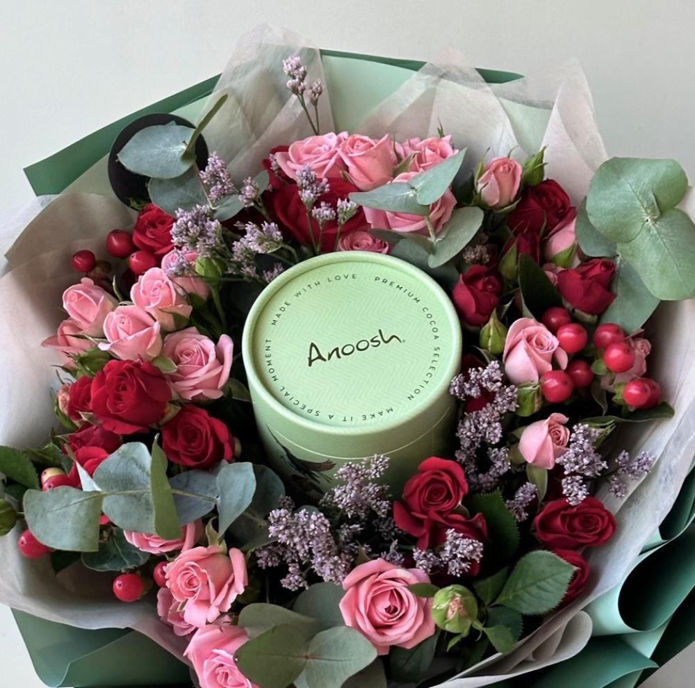 زهور وشوكولاته انوش Flowery فلاوري.