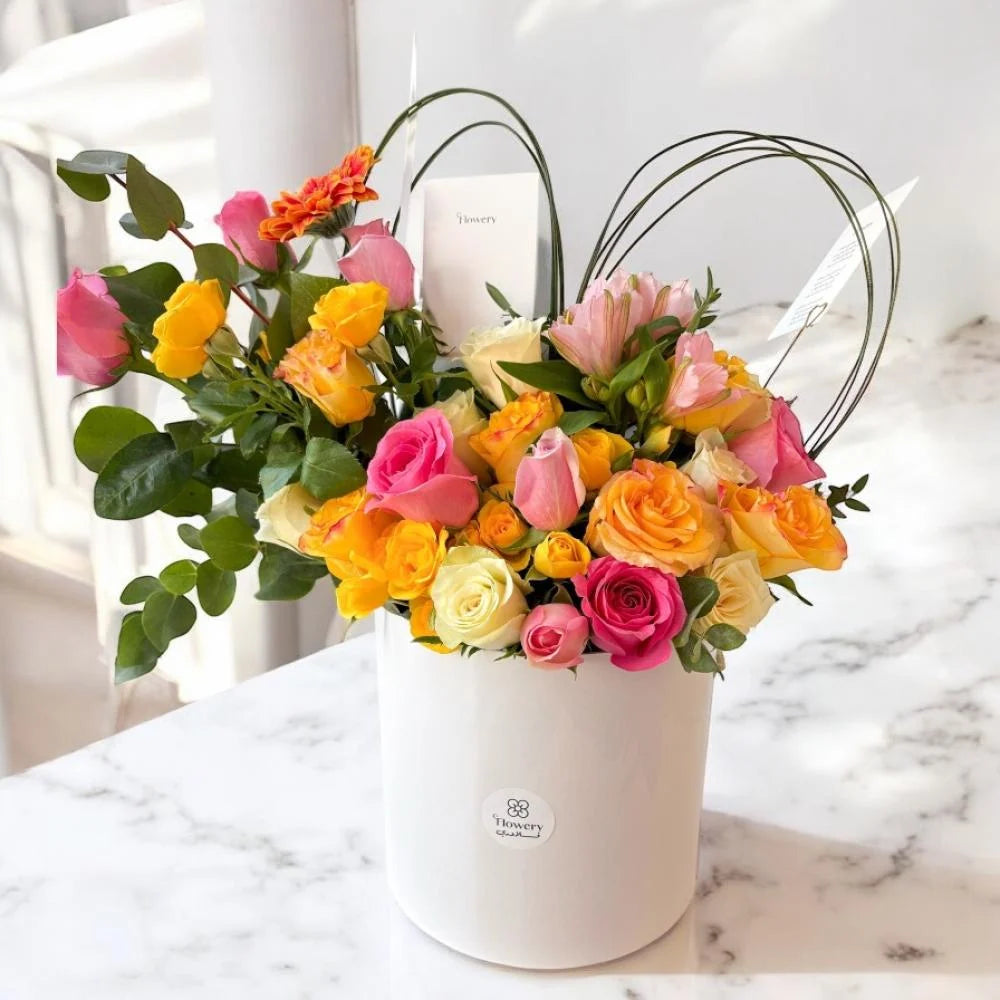 بوكس الاحتفال Flowery فلاوري.