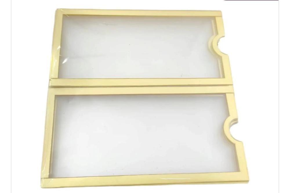 ظرف اكريلك شفاف Flowery فلاوري.