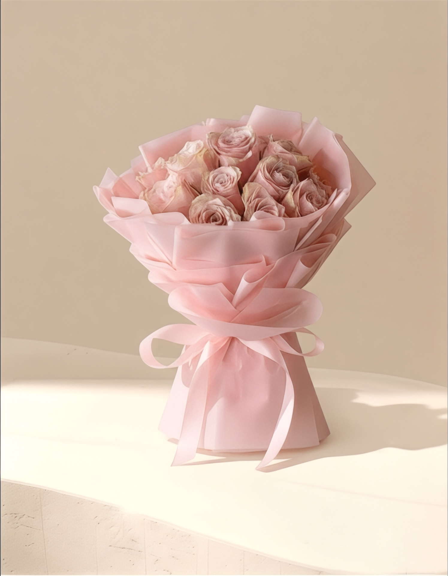 pink rose bouquet