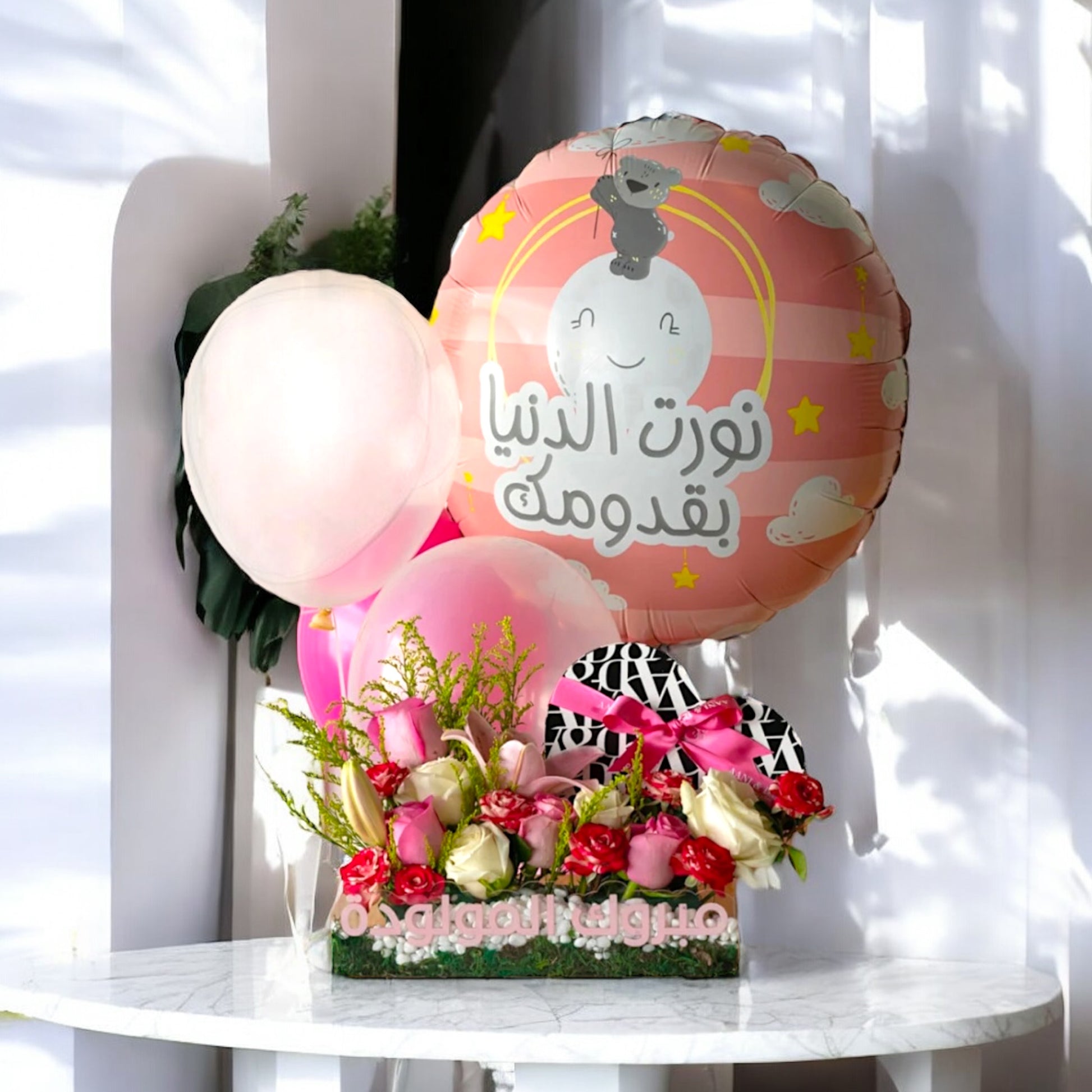 فرحة الملاك الوردية من فلاوري Flowery فلاوري.