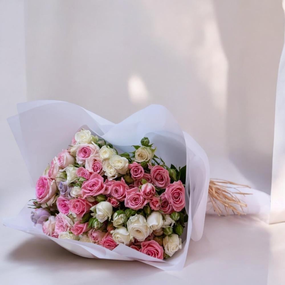 باقة الهناء بيبي روز و جوري Flowery فلاوري.