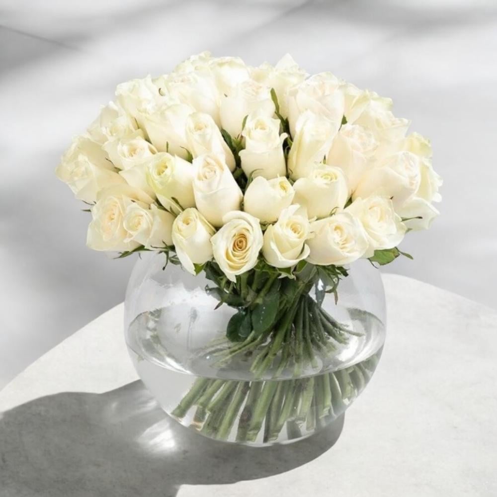 فازة ورد أنيقة Flowery فلاوري.