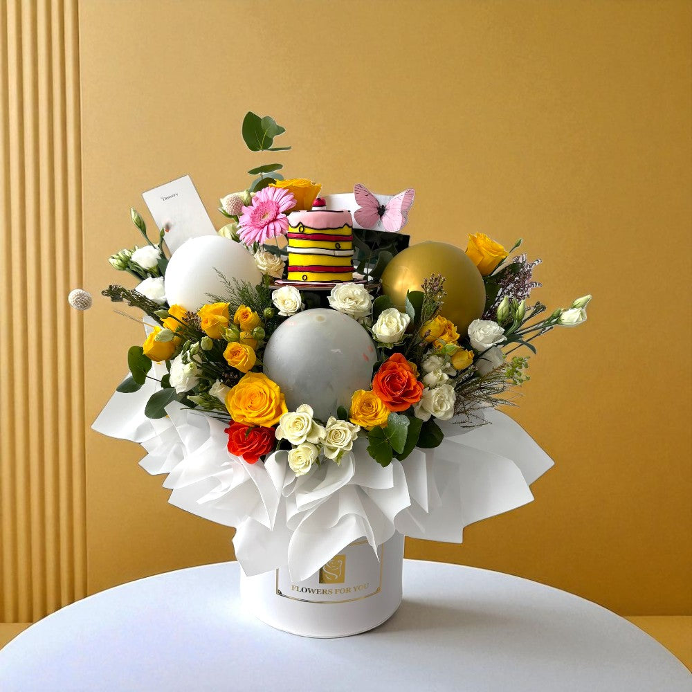 باقة تهنئة Flowery فلاوري.