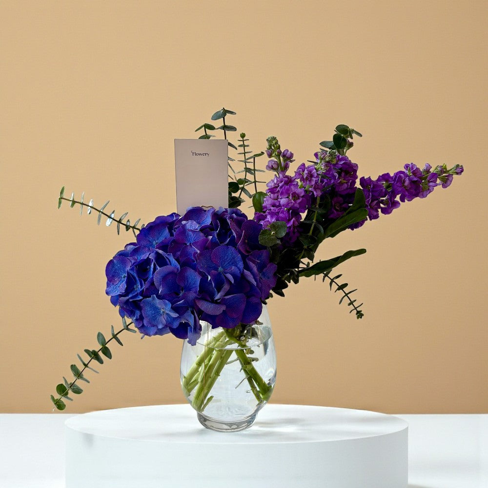 فازه السعادة بالهايدرنجا Flowery فلاوري.