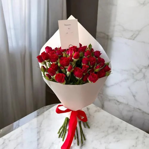 Elegant baby rose bouquet
