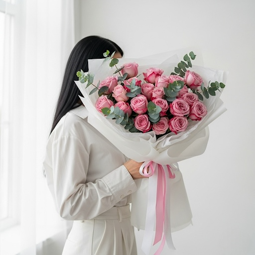 ورد زهري - باقة رقة الزهور