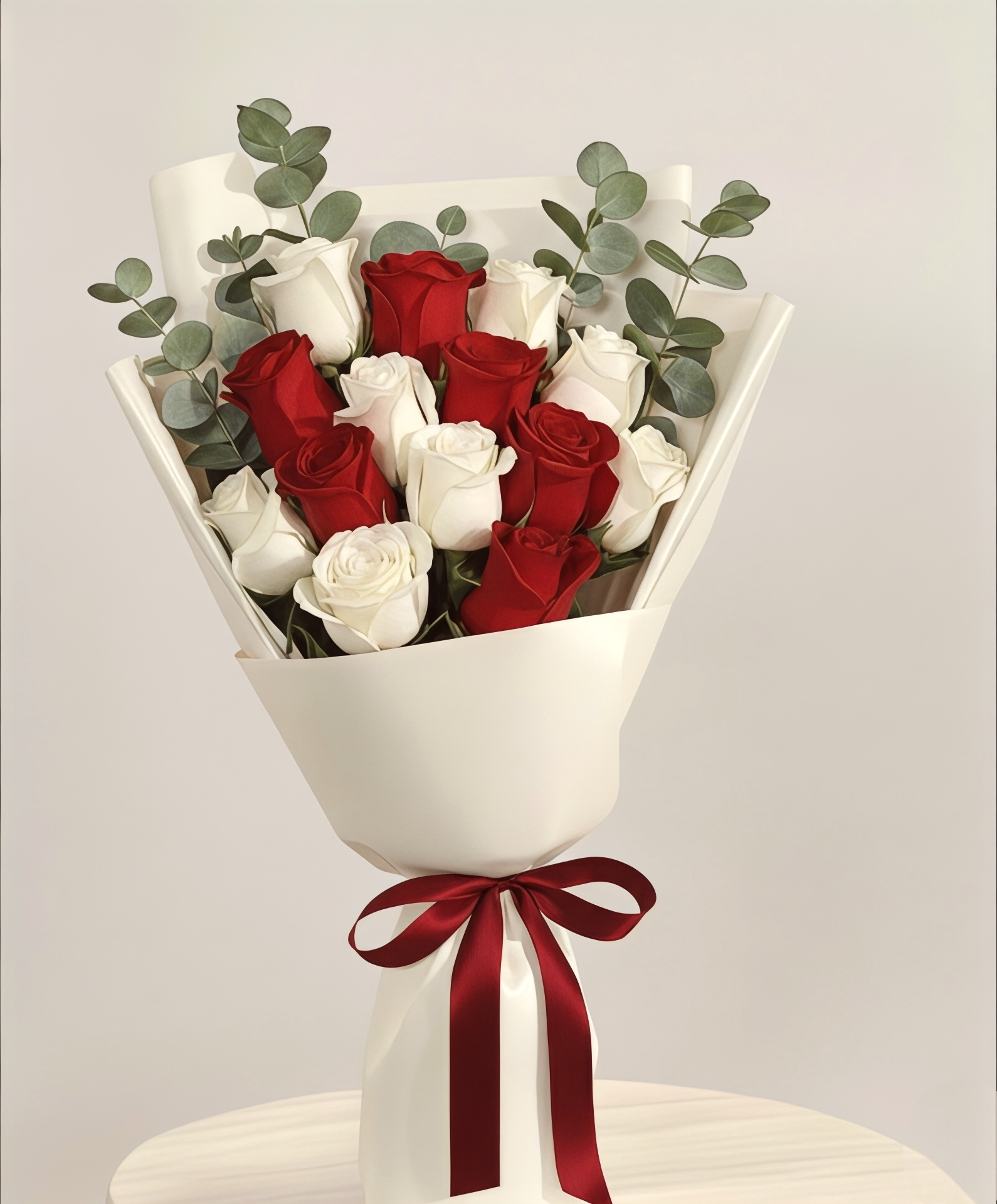 باقة الجوري الاحمر | 15 زهره