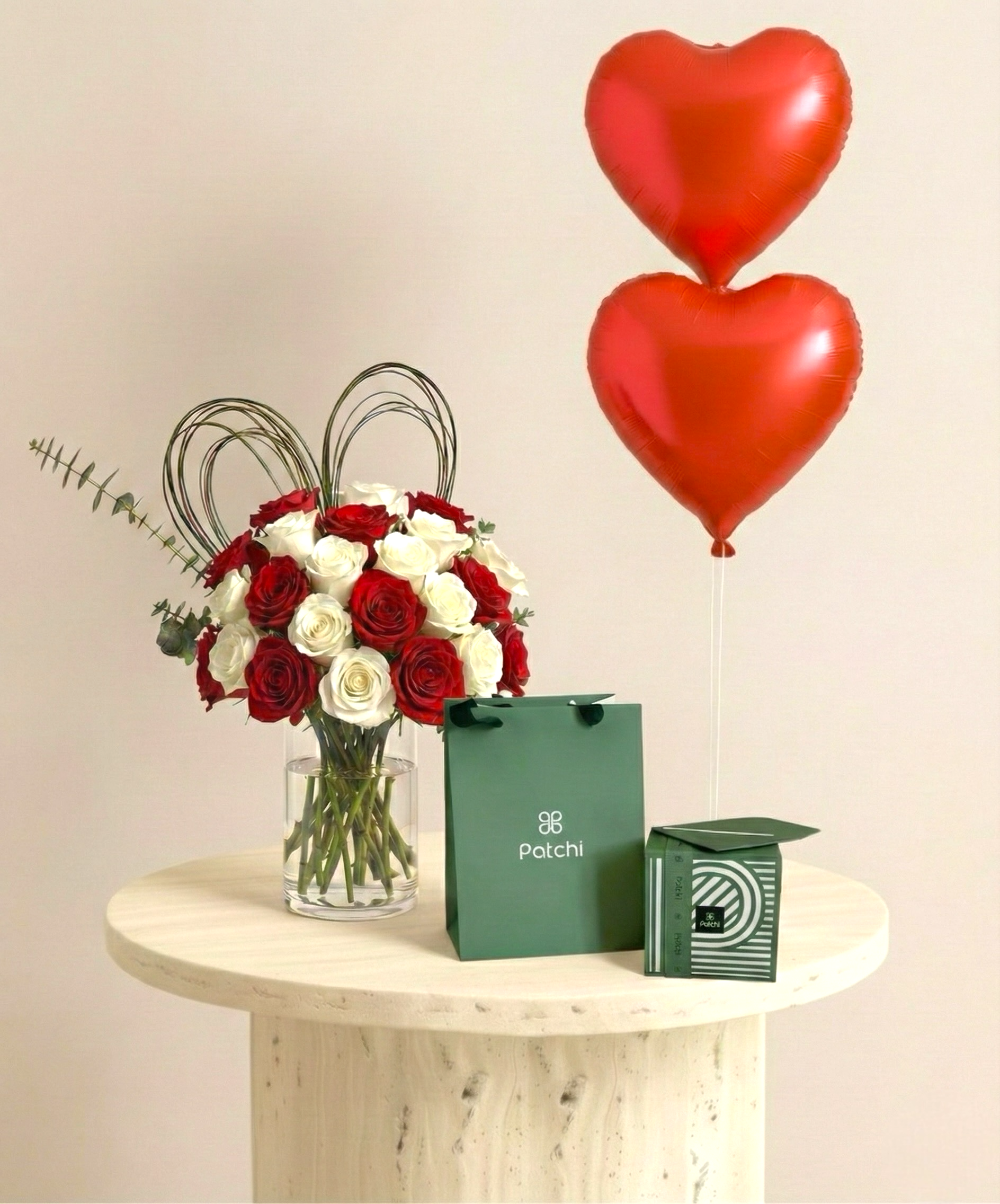 مجموعة العشق الفاخرة مع شوكولاتة باتشي