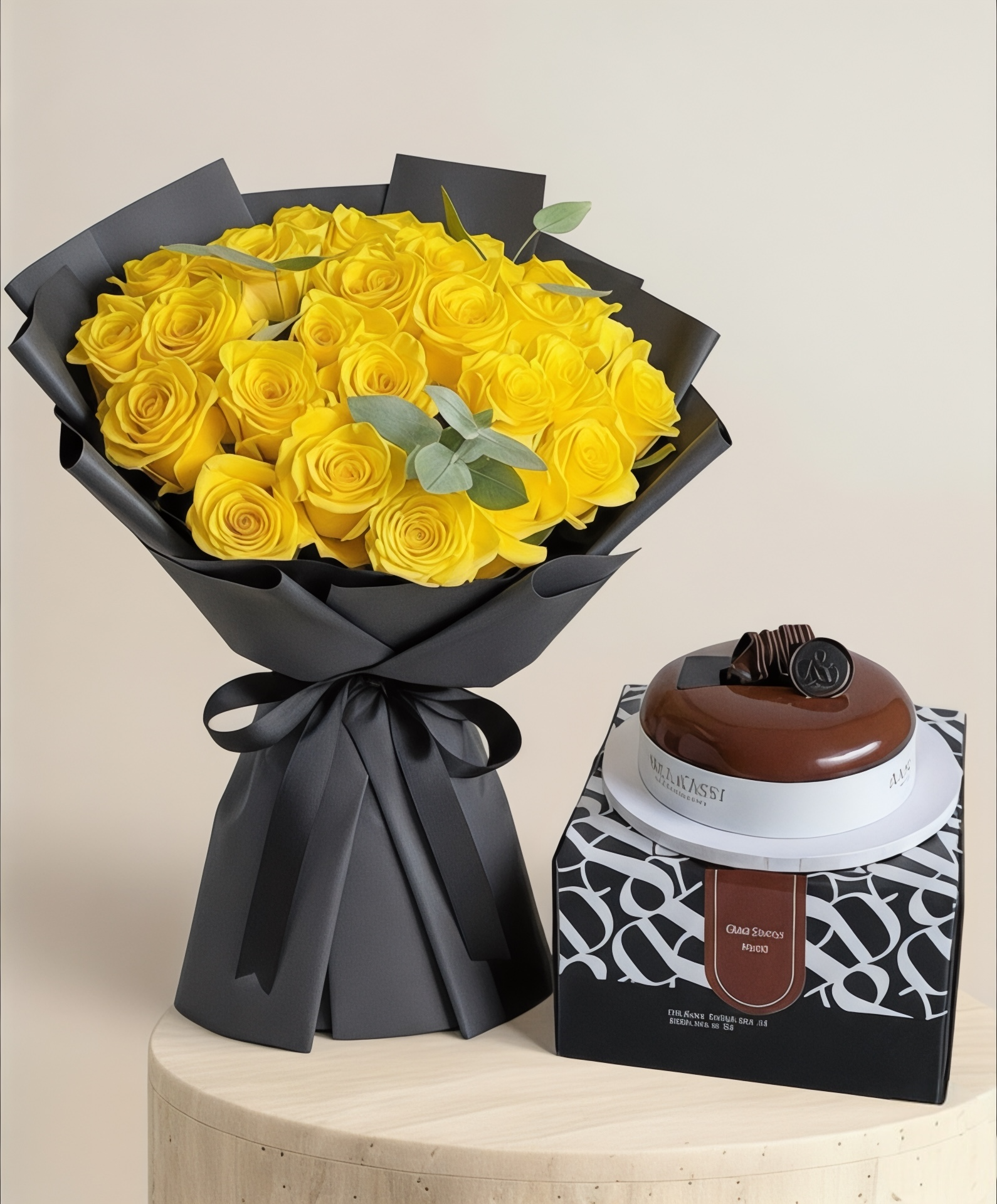 باقة الورد الملكية مع كيك اني وداني