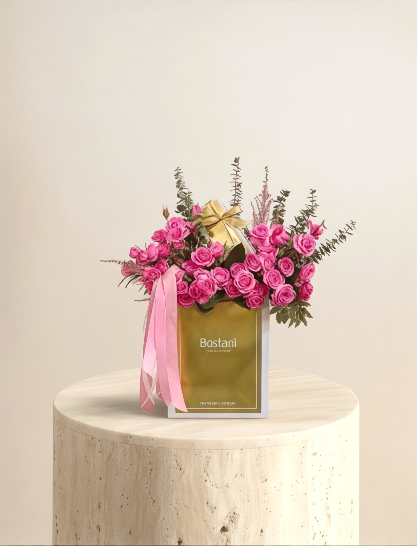 Bostani chocolates in a luxurious arrangement