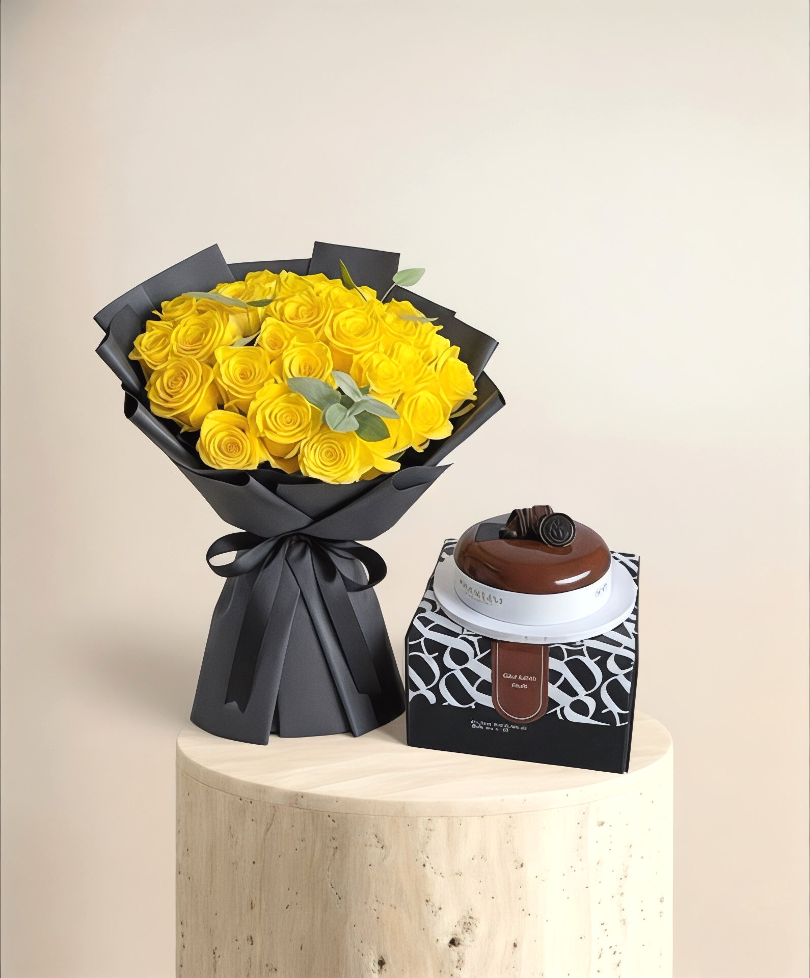 باقة الورد الملكية مع كيك اني وداني