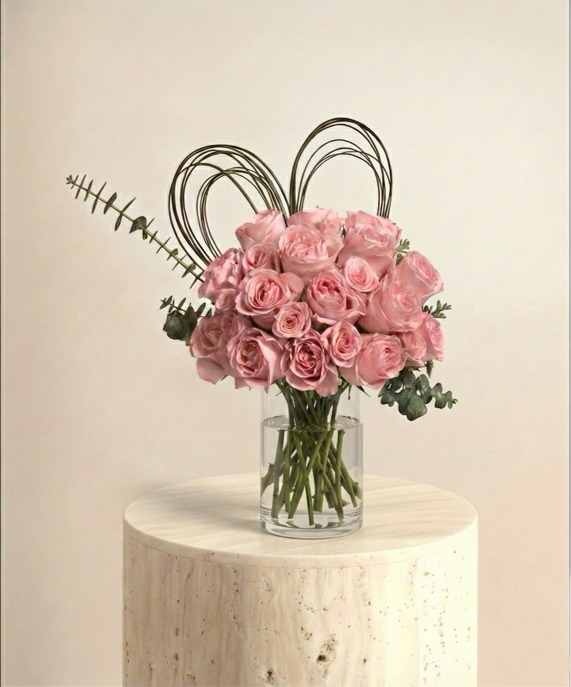 مزهرية همسات وردية