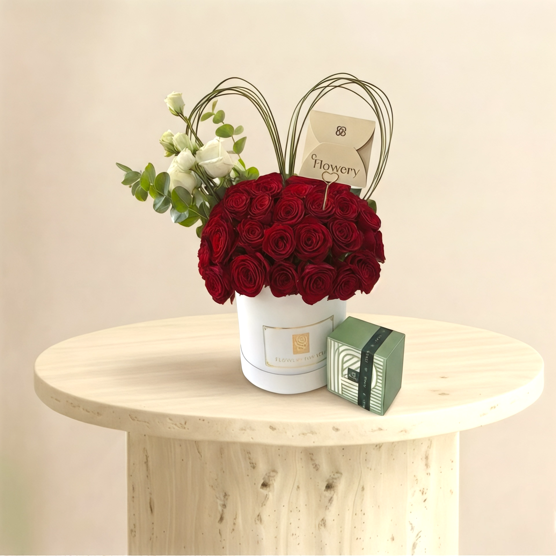 باقة ورد الحب الأنيقة من باتشي